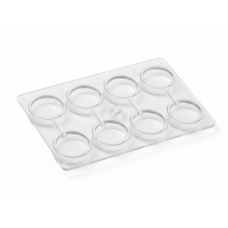 Пластина для капельного анализа (8 гнезд)