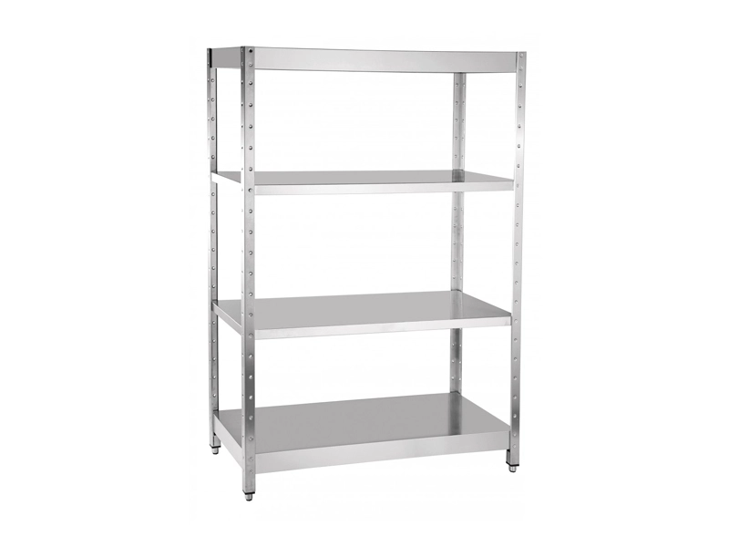 Нержавеющий стеллаж для продуктов — 516 мм