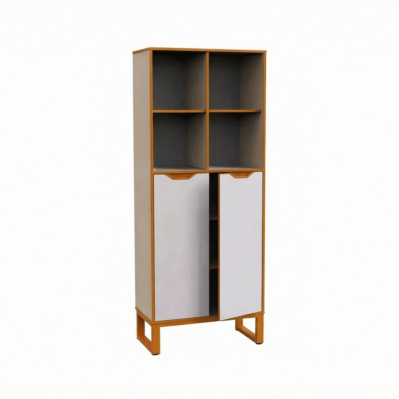 Шкаф полуоткрытый с высоким фасадом