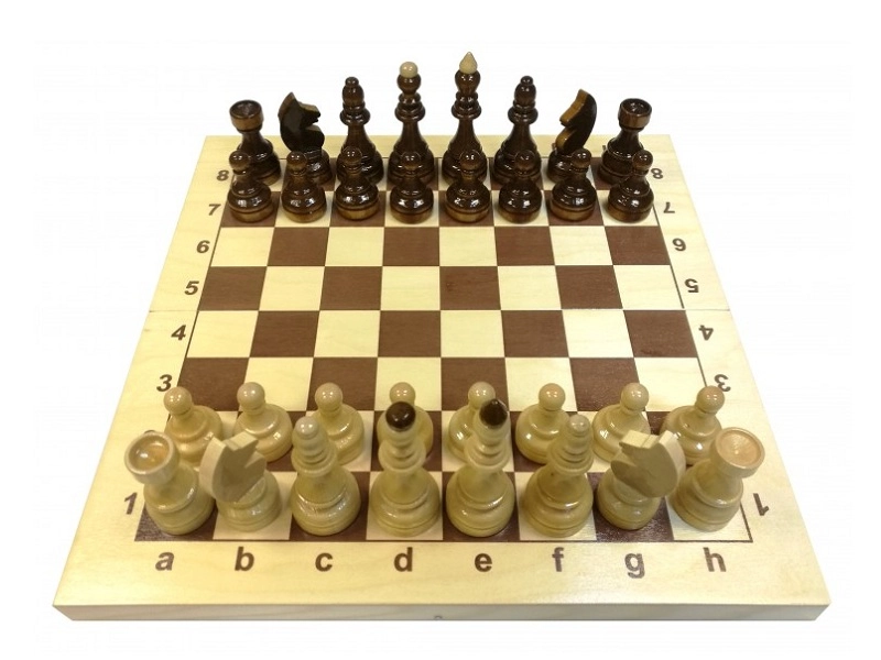 Большие гроссмейстерские шахматы — складная доска 43 см