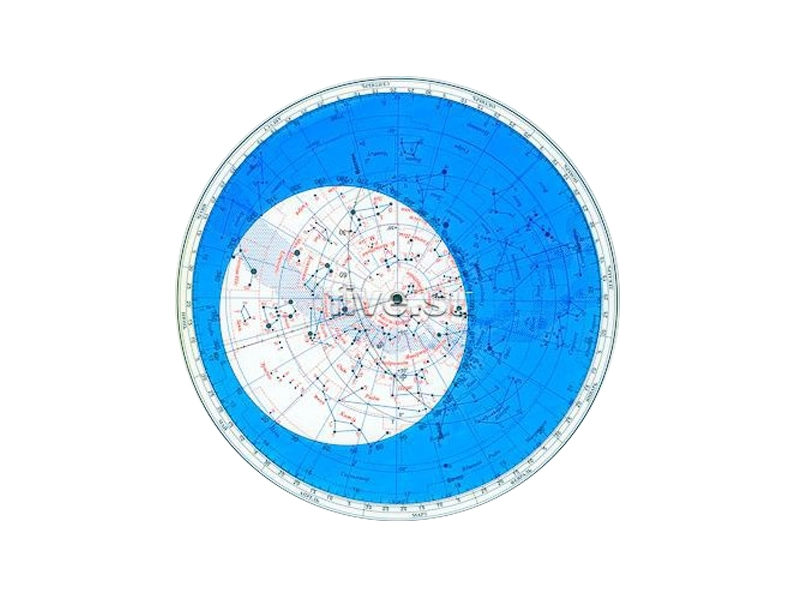 Карта звёздного неба — поворотная модель