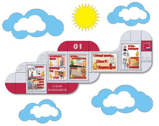 Стенд «Вертолет 01» информационный, 180х80 см