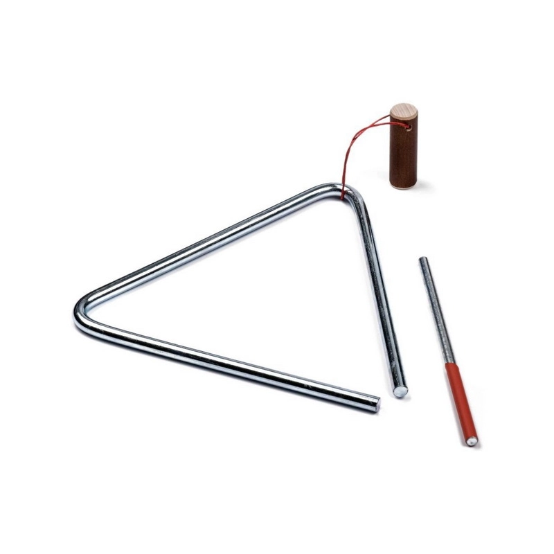 Музыкальный треугольник 15 см с подставкой