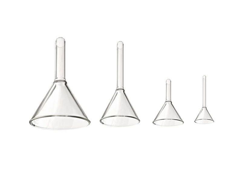 Комплект лабораторных воронок из стекла — 4 шт.