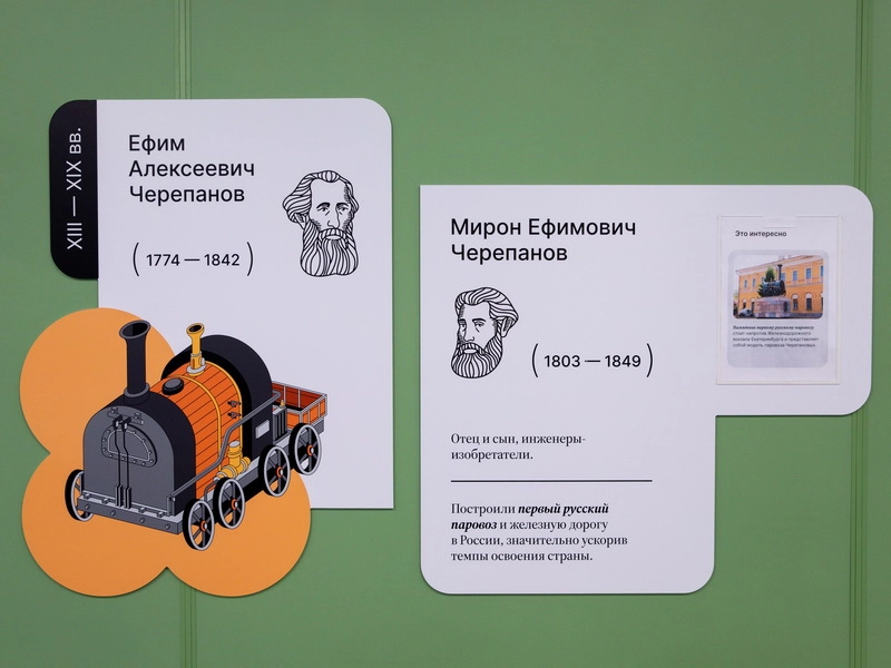 Модульная композиция «Изобретатели России» 90×110 см