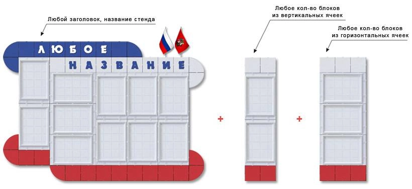 Гулливер — настенный стенд на 11 отделений