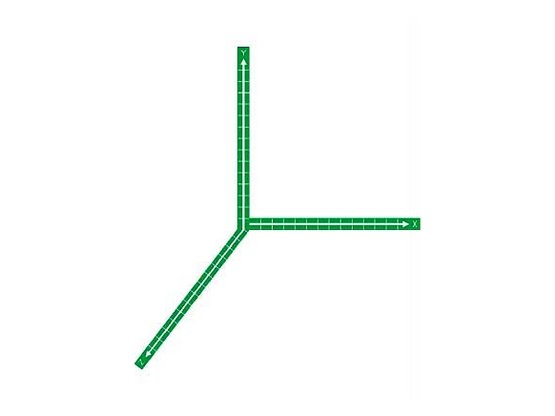 Оси координат для класса ЭДГ-6589 (80 х 4 см)