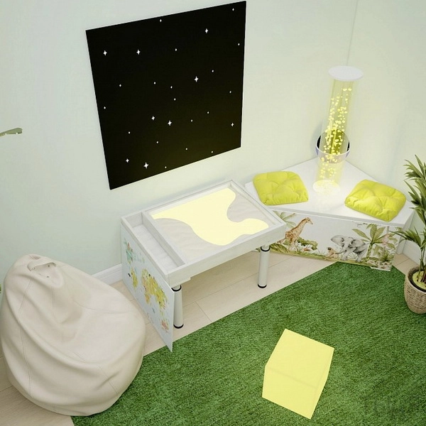 Комплект сенсорной комнаты "Блаженство" для занятий и релакса