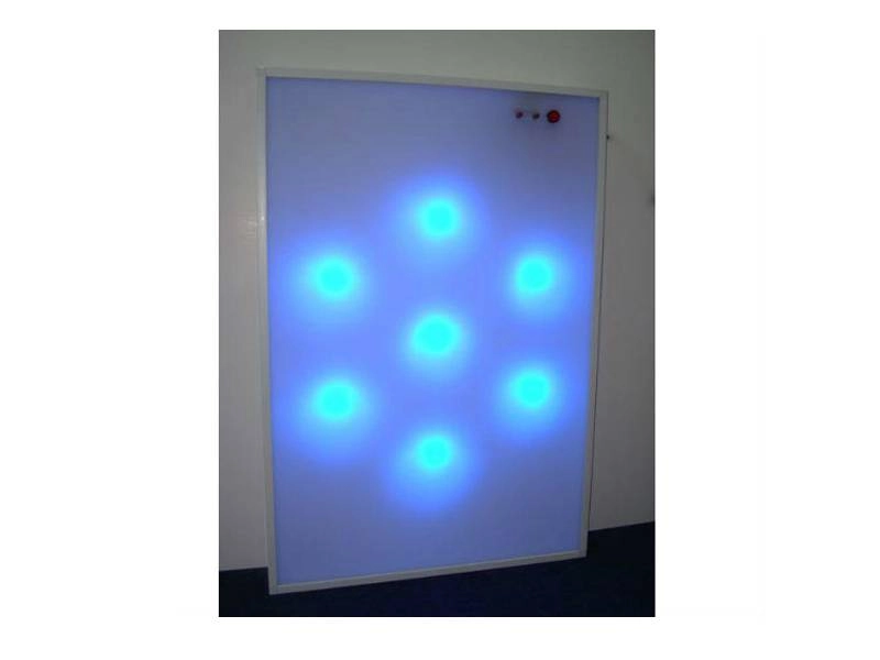 Интерактивная светозвуковая панель «Вращающиеся огни» 1200×920×130 мм