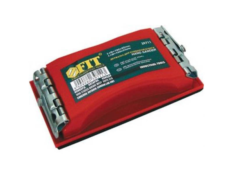 Держалка шлифлиста FIT IT 160 х 85 мм с металлическим прижимом