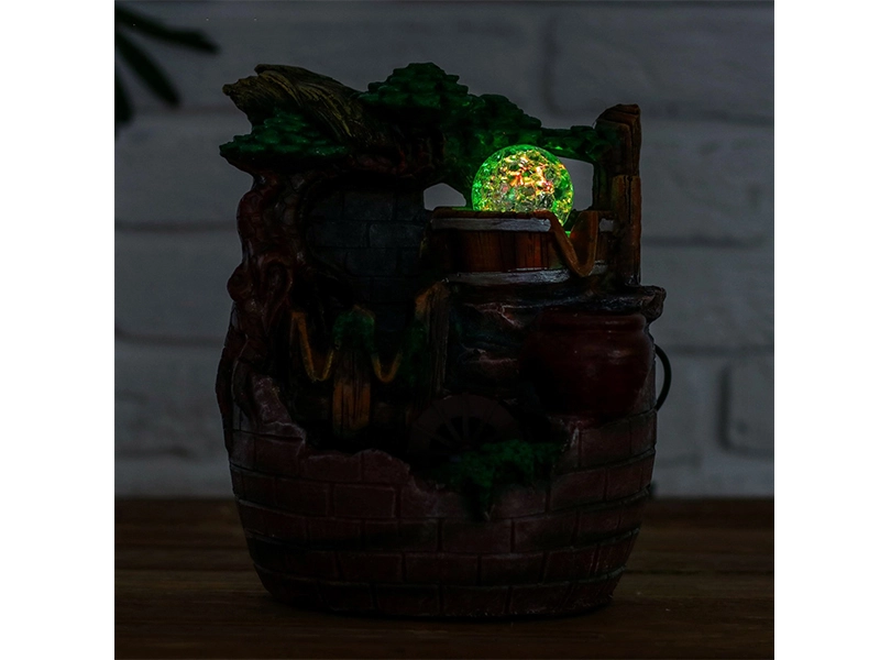 Керамический мини‑фонтан настольный «Замок»