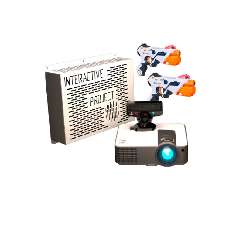 Интерактивный лазерный тир с проектором 1280×800