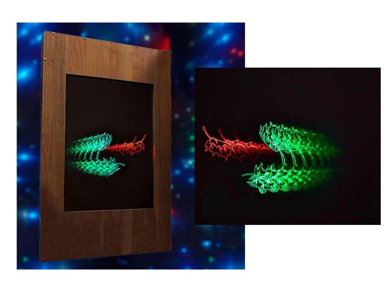 Интерактивная светозвуковая панель «Листопад» 120×75×10 см