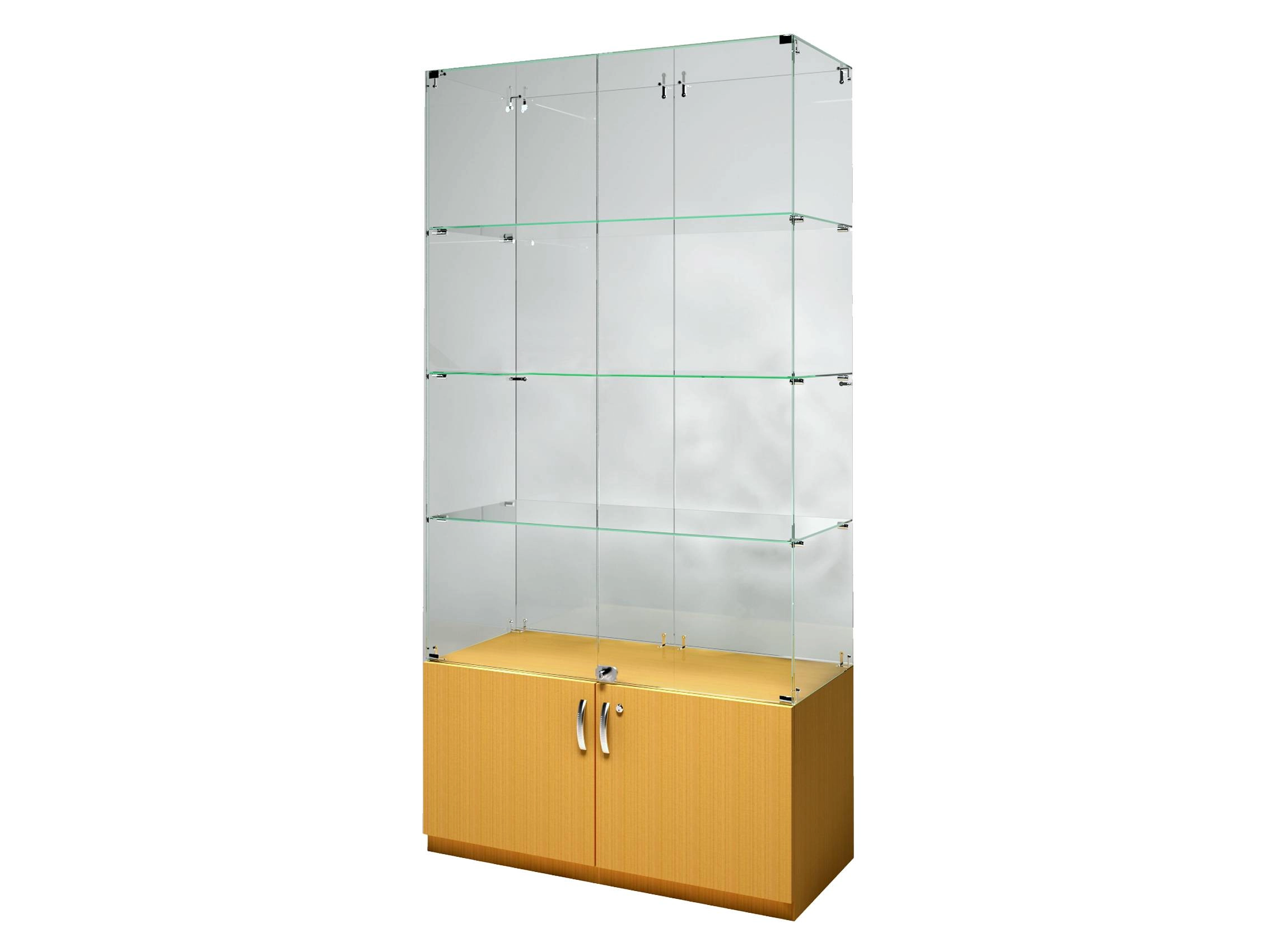 Демонстрационная витрина "Призма" В-102ВД на подиуме