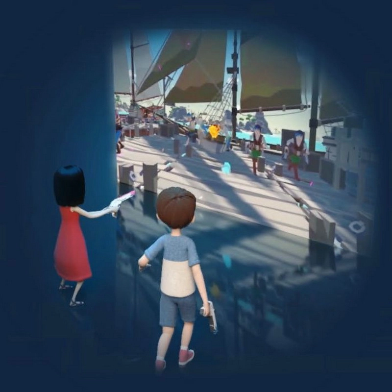 Интерактивный лазерный тир с проектором 1280×800