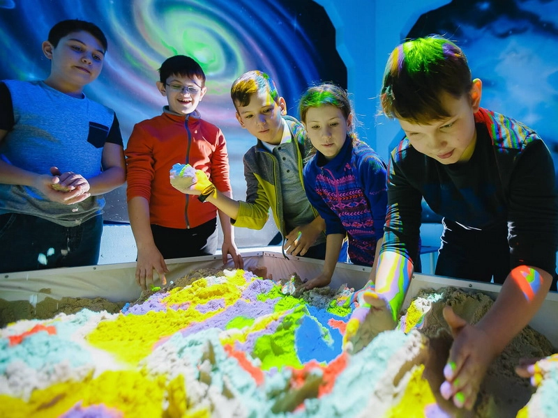 Floorium iSandBOX — интерактивная песочница с полом, на 12 детей