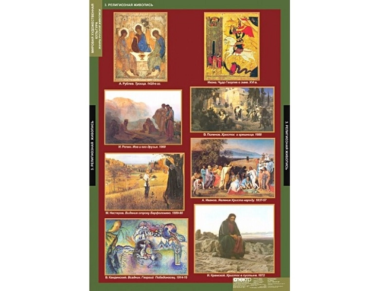 Наглядные таблицы «Мировая художественная культура», 16 шт