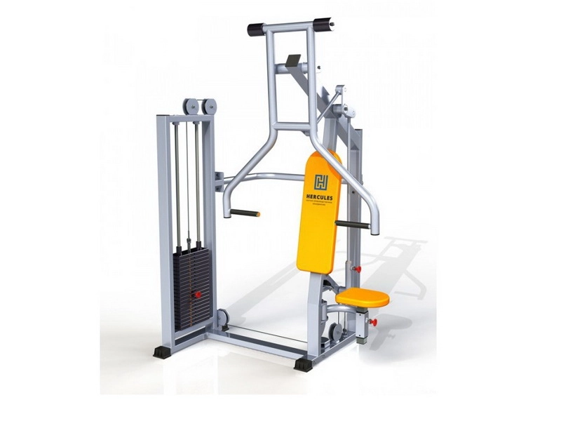 Жим сидя для инвалидов-колясочников — реабилитационный тренажер