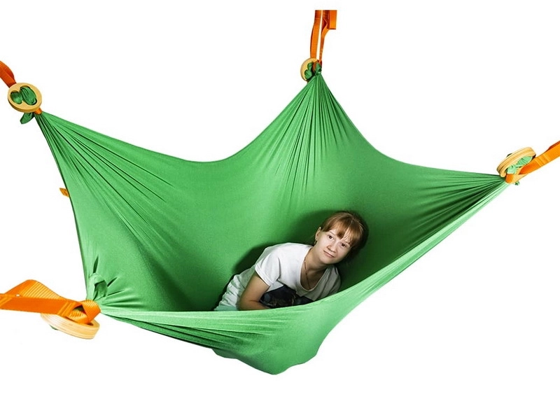 Эластичный сенсорный гамак «Несоволет» с 4 подвесами