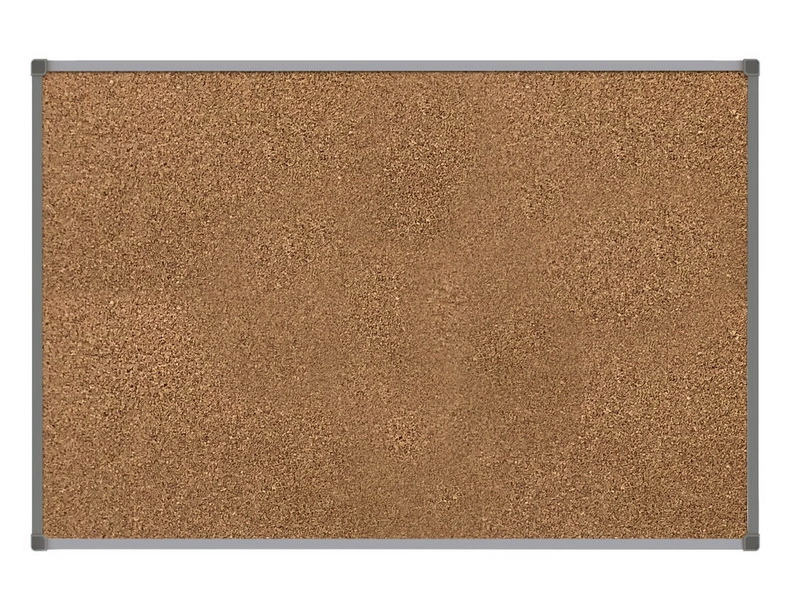 Пробковая настенная доска 100x200 с алюминиевой рамой