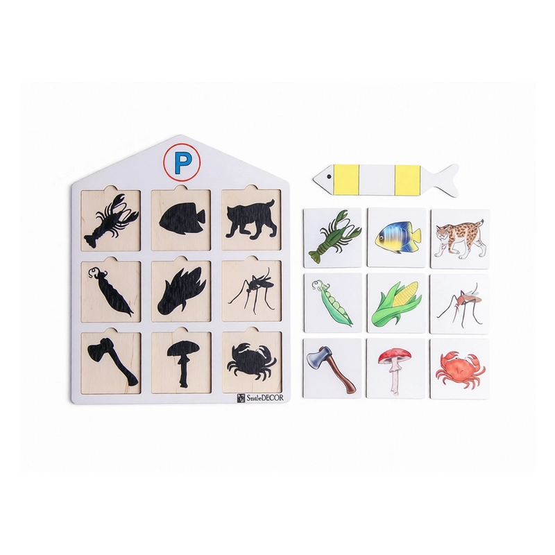 Лото-теневое «Р» для логопедии