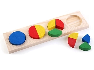 Деревянный набор вкладышей «Круг»