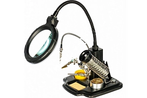 Третья рука для пайки ПРОФИ с LED-подсветкой