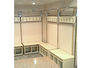 Настенное вешало для раздевалки МГД-МР4 1300–1500 мм