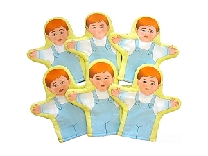 Рукавички-куклы "Эмоции. Мальчики" набор