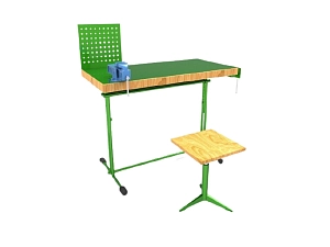 Учебный слесарный верстак РЕС-ВС-4_C с регулировкой сиденья