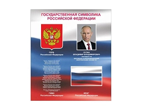 Инфостенд «Российская Федерация» (ПВХ)