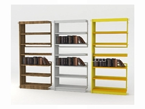 Пристраиваемый стеллаж 1-сторонний, 6 полок, 884×292×2090