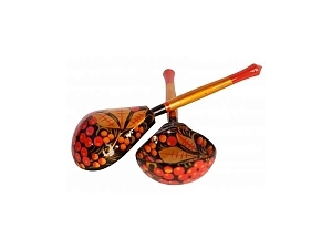 Хохломские музыкальные ложки, пара