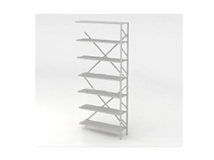 Стеллаж приставной NEXT 6 полок высота 2120 мм