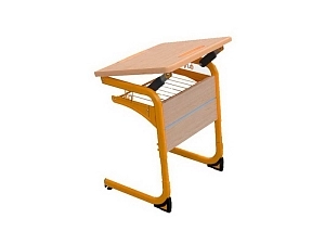 Школьный одноместный стол с регулируемой наклонной столешницей, 25 мм