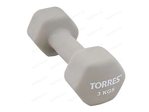 Гантель 3 кг с неопреновым покрытием