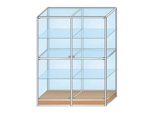 Напольная витрина В4 для музея