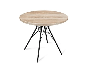 Рабочий стол дуб сонома с черным муаром