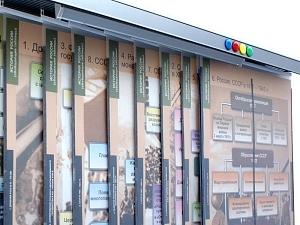 Настенная картотека 3 м, 20 держателей