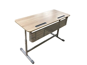 Двухместный школьный стол с регулировкой высоты