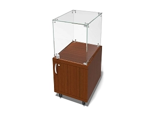 Квадратная демонстрационная витрина «Альпина» (УВТ-490Т)
