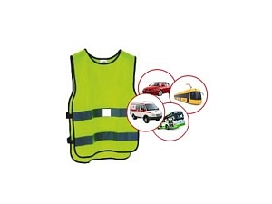 Набор лимонных жилетов «Транспорт» с 16 картинками