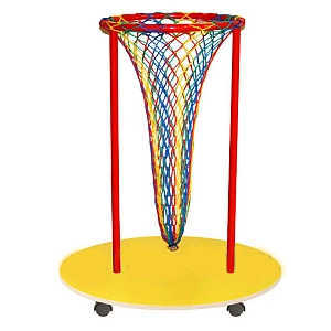 Корзина для мячей на колёсах 60×70 см