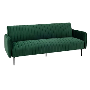 Диван Дрезден 204 см зелёный велюр