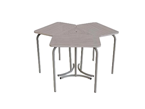 Модульный пятиугольный стол с профилем 32 мм