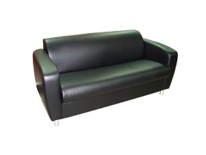 Арина‑К диван 3‑местный, хром-опоры