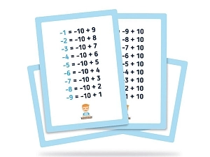 Настенные плакаты с формулами для абакуса A3 — 4 шт.