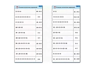 Набор карточек «Обучающий калейдоскоп» умножение