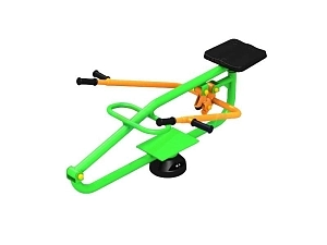 Уличный тренажер «Гребля» — одинарный