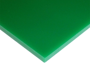 Лист литого акрила, зелёный 1200 х 600 х 3 мм